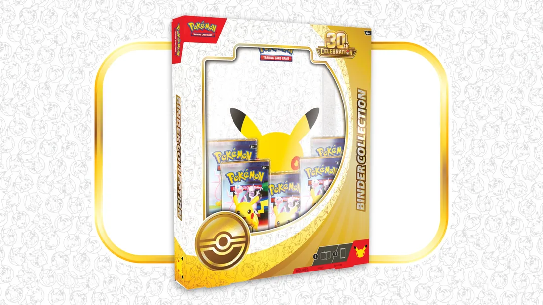30th Celebration Binder Collection, a nine pocket binder with anniversary artwork
