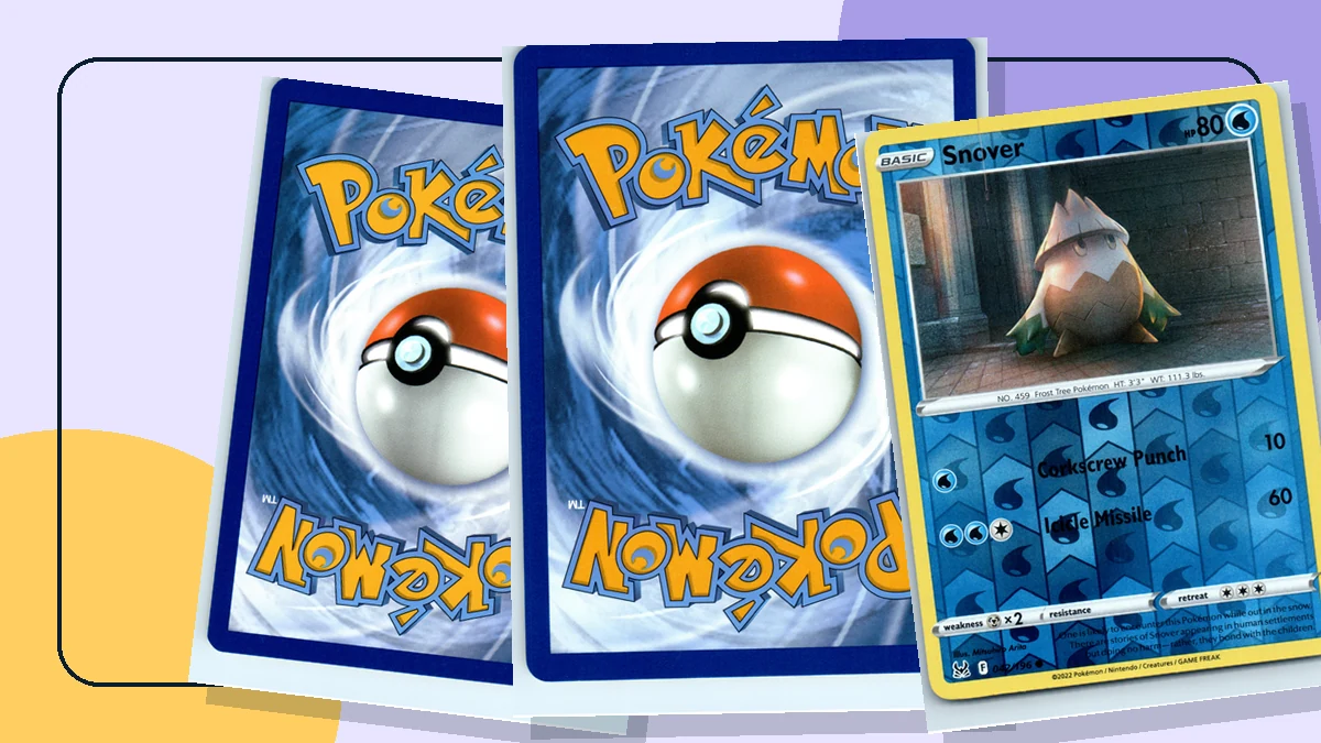 Pokémon cards with several rarity levels